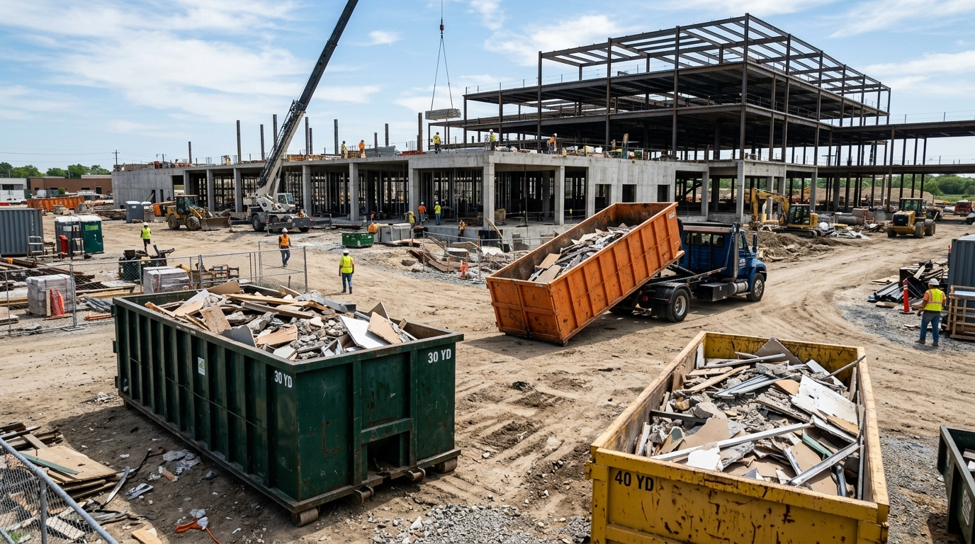 Roll-Off Dumpsters for Construction Projects