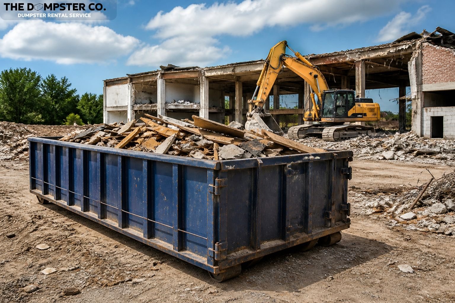 Commercial construction roll off dumpsters in Ottawa